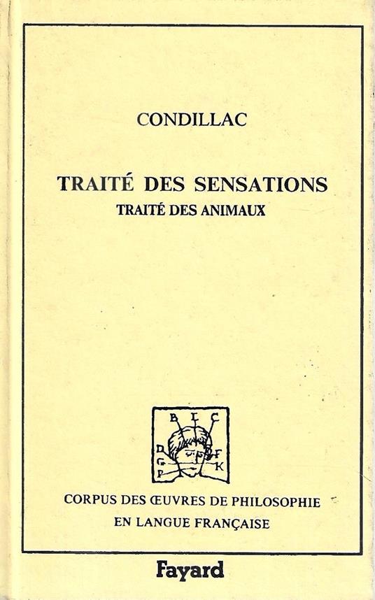 Traité des sensations. Traité des animaux - copertina