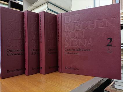 Die Kirchen von Siena 2: Oratorio della Carità - S. Domenico (4 vol.) - copertina