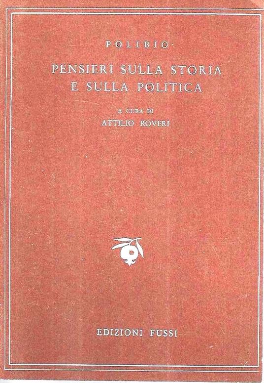 Pensieri sulla storia e sulla politica - Polibio - copertina