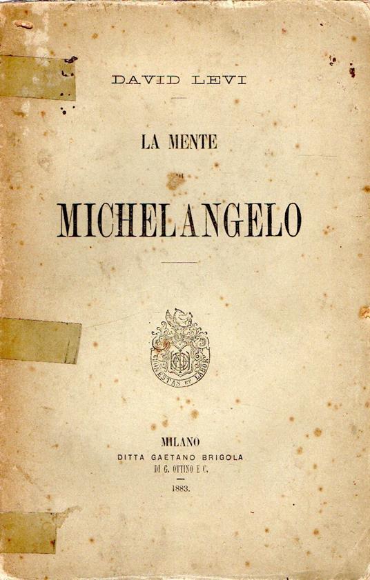 La mente di Michelangelo - copertina