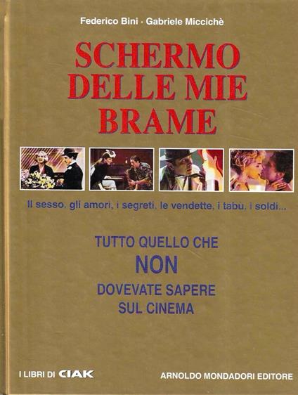 Schermo delle mie brame. Tutto quello che non dovevate sapere sul cinema - copertina