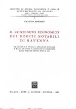 Il contenuto economico dei rogiti notarili di Ravenna. Le Abbazie di S. Vitale, S. Apollinare in Classe, S. Maria in Porto e S. Giovanni Evangelista, dagli inizi del secolo XVIII al 1815