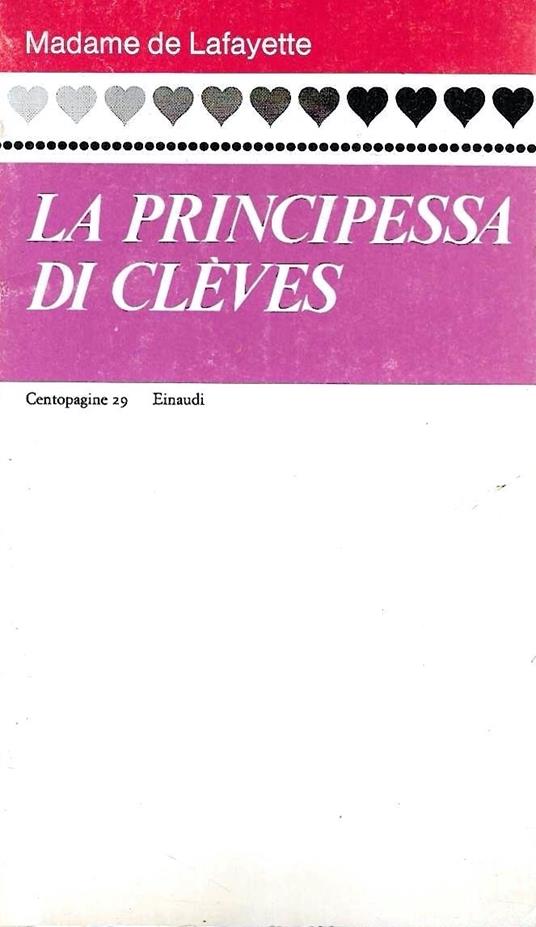 La Principessa di Clèves - Madame de Lafayette - copertina