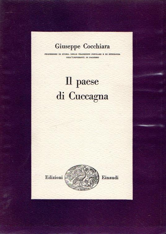 Il paese di Cuccagna - Giuseppe Cocchiara - copertina