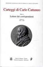 Carteggi di Carlo Cattaneo : Lettere dei corrispondenti (vol.III)