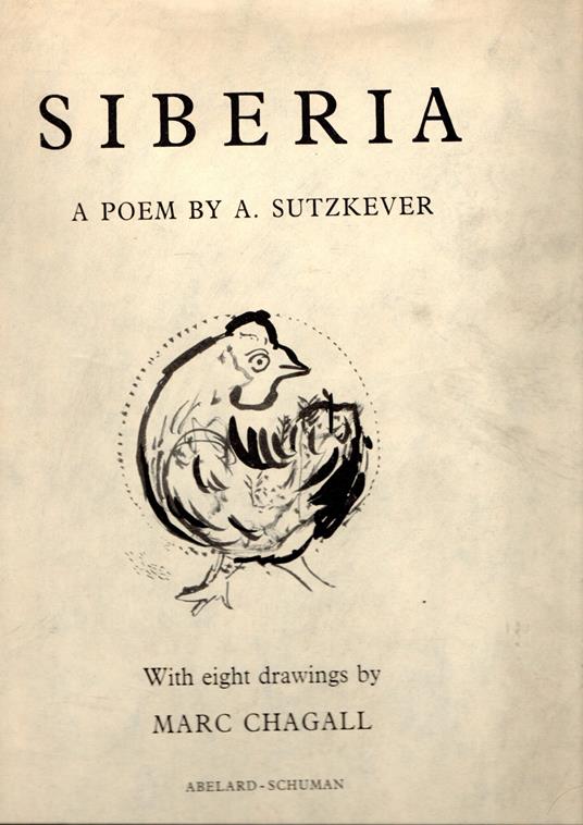 Siberia A Poem with Eight Drawings by Marc Chagall - Marc Chagall - copertina