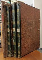 RACCOLTA E PARALLELO DELLE FABBRICHE CLASSICHE DI TUTTI I TEMPI D'OGNI POPOLO E DI CIASCUNO STILE. - Con l'aggiunta della storia generale dell'architettura di J.G. Legrand. Per cura e studio di Francesco Zanotto. (4 vol.)