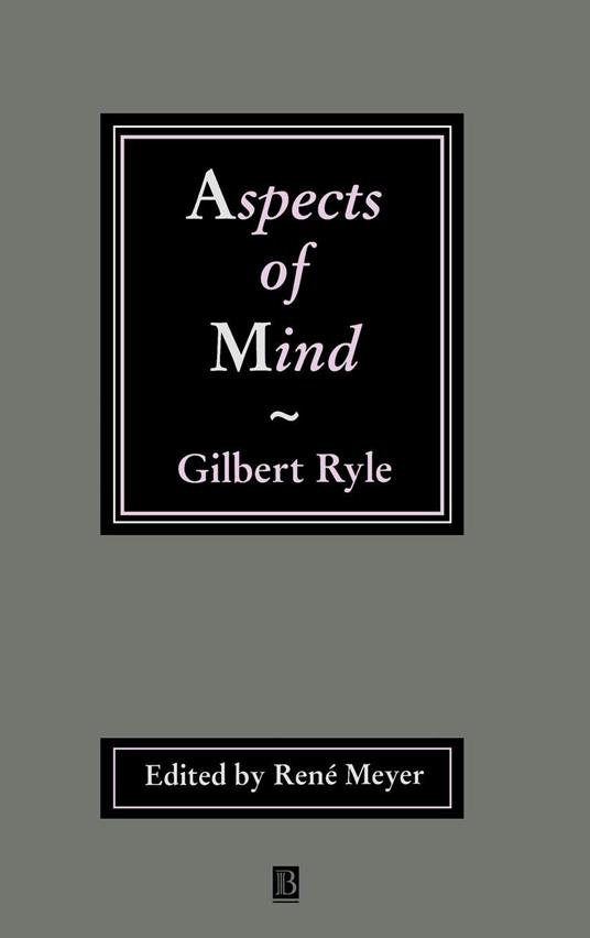 Aspects of Mind - Gilbert Ryle - copertina