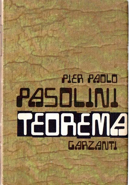 Prima edizione! Teorema - Pier Paolo Pasolini - copertina