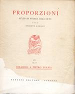 Proporzioni. Studi di Storia dell'Arte. Vol. III/1950. Omaggio a Pietro Toesca