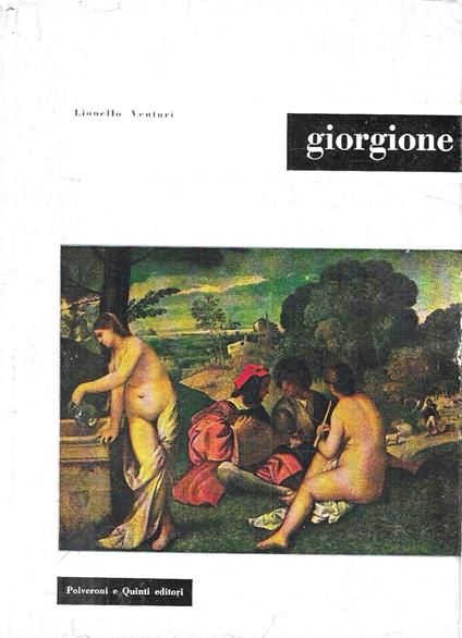 Giorgione - Lionello Venturi - copertina