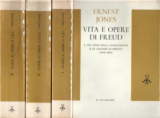 Prima Edizione! Vita e opere di Freud (3 vol.) - Ernest Jones - copertina