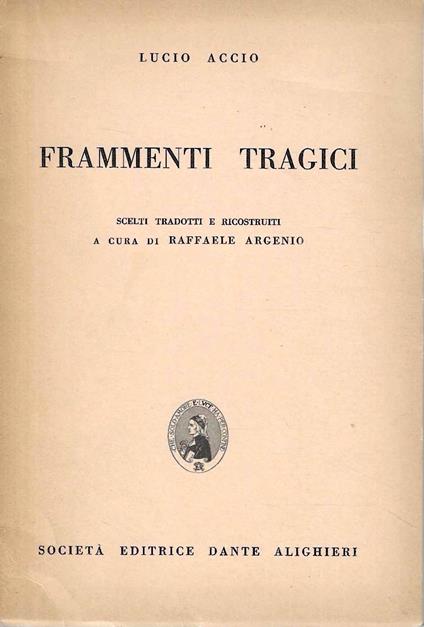 Frammenti tragici - copertina