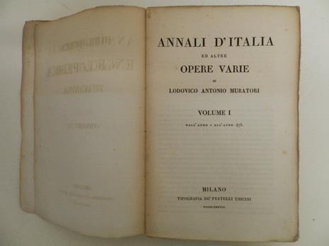 Annali d’Italia ed altre opere varie - Lodovico Antonio Muratori - 3