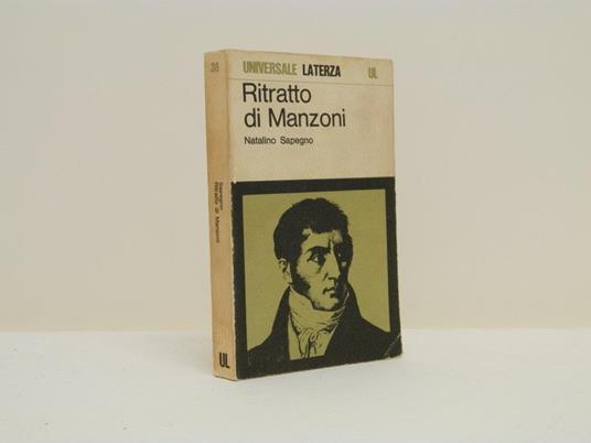 Ritratto di Manzoni - Natalino Sapegno - copertina