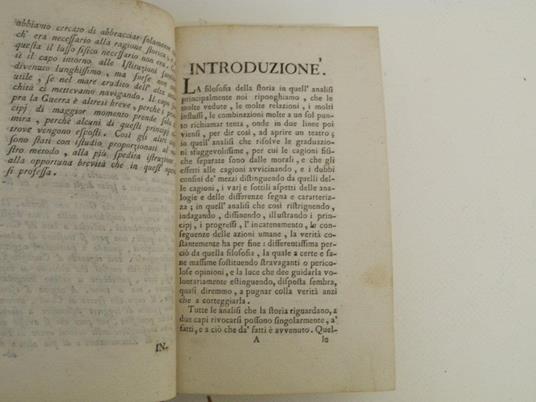 Della filosofia della storia. Libri tre dell'Abate Aurelio De' Giorgi Bertola. Patrizio riminese - Aurelio Bertola de' Giorgi - 4