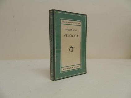 Velocità - Sinclair Lewis - copertina