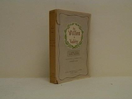 Da Villon a Valéry. Il libro della poesia francese - Vittorio Lugli - copertina