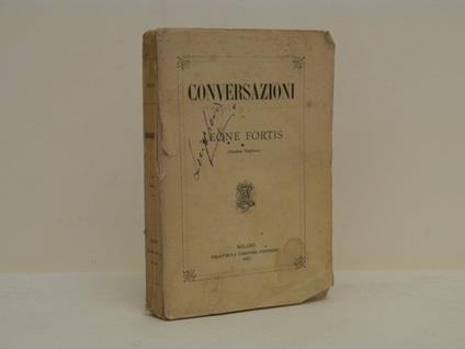 Conversazioni - Leone Fortis - copertina