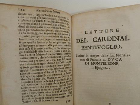 Raccolta di lettere scritte dal cardinal Bentivoglio in tempo delle sue nuntiature di Fiandra, e di Francia - Guido Bentivoglio - 4