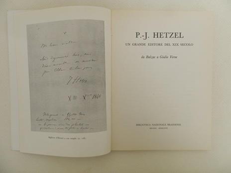 P.-J. Hetzel : un grande editore del XIX secolo. Da Balzac a Giulio Verne - 2