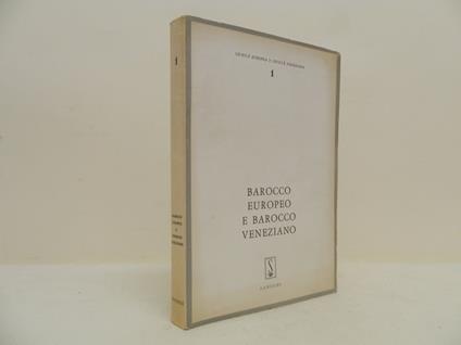 Barocco europeo e Barocco veneziano - Vittore Branca - copertina