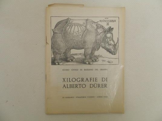 Xilografie di Alberto Durer - Giuseppe M. Pilo - copertina