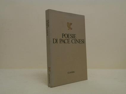 Poesie di pace cinesi / A cura di Franco Cannarozzo - copertina
