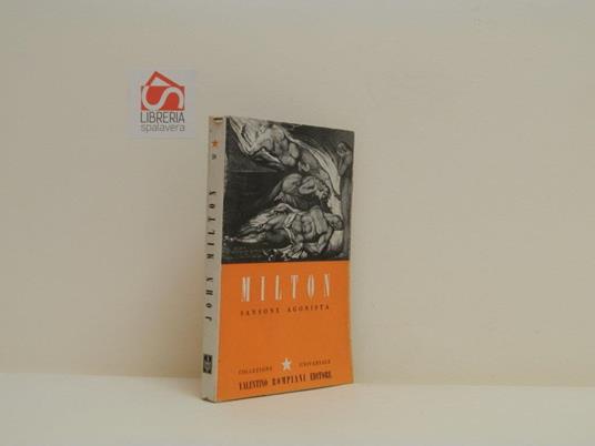 Sansone agonista - John Milton - copertina