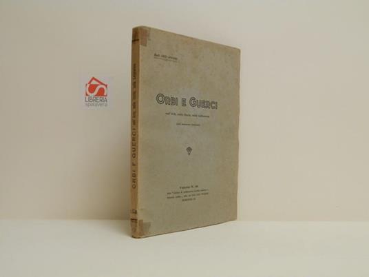 Orbi e guerci nell'arte, nella storia, nella letteratura - Ugo Viviani - copertina