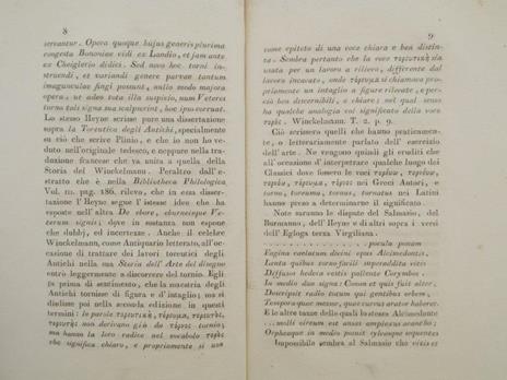 Dell'antica toreutica. Dissertazione dell'abate Sebastiano Ciampi - Sebastiano Ciampi - 2