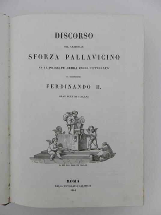 Opere diverse edite ed inedite del Card. Sforza Pallavicino rivedute e corrette da Ottavio Gigli Romano - Pallavicino Sforza - 3