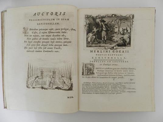 Theophili Folengi vulgo Merlini Cocaii Opus Macaronicum notis illustratum, cui accessit vocabularium vernaculum, etruscum, et latinum. Editio omnium locupletissima - Teofilo Folengo - 3