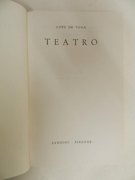 Teatro - Felix Lope de Vega - 2