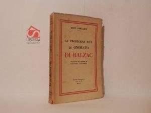 La prodigiosa vita di Onorato di Balzac - René Benjamin - copertina