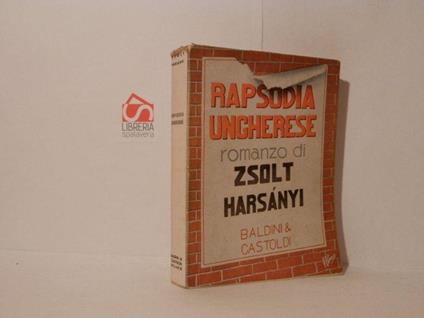 Rapsodia ungherese - Zsolt Harsanyi - copertina