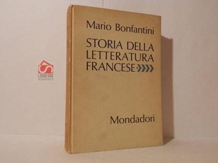 Storia della letteratura francese - Mario Bonfantini - copertina