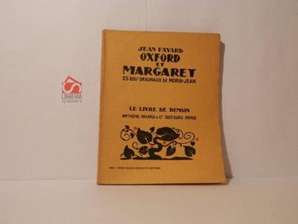 Oxford et Margaret - Jean Fayard - copertina