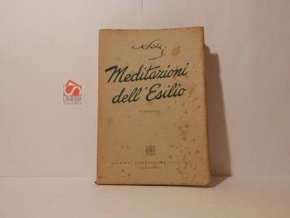 Meditazioni dell'esilio - Francesco Nitti - copertina