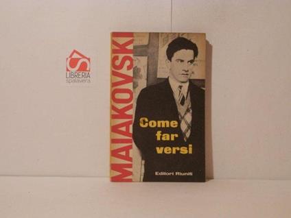 Come far versi - Vladimir Majakovskij - copertina