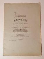 Lezioni preliminari al corso di fiori già premiato con medaglia d'argento alle esposizioni Milano 1881 - Torino 1883 eseguite conforme alla circolare minist. 16 marzo 1885