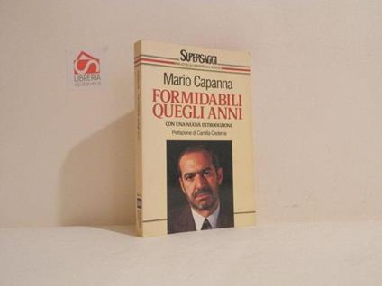 Formidabili quegli anni - Mario Capanna - copertina