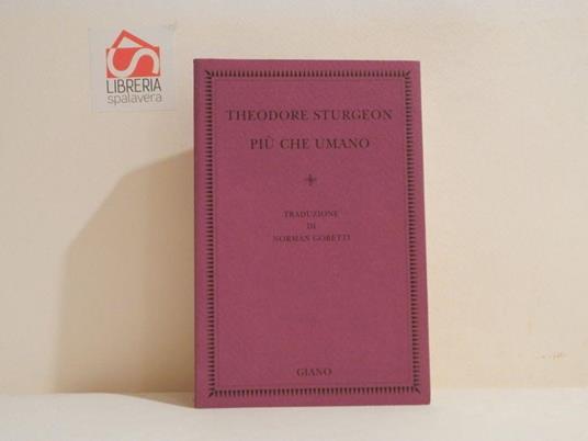 Più che umano - Theodore Sturgeon - copertina