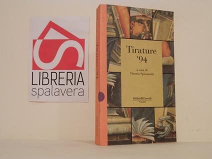 Tirature '94 - Vittorio Spinazzola - copertina