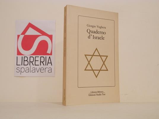 Quaderno d'Israele - Giorgio Voghera - copertina