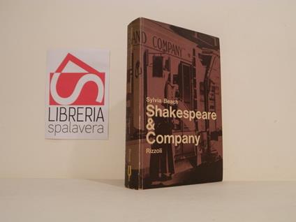 Shakespeare and Company - Sylvia Beach - copertina