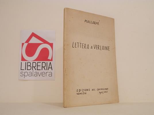 Lettera a Verlaine - Stéphane Mallarmé - copertina