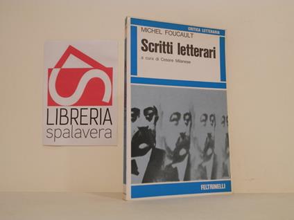 Scritti letterari - Michel Foucault - copertina