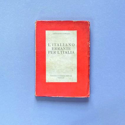 L' italiano errante - Giovanni Comisso - copertina