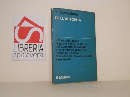 Dell'autorità - Theodor Eschenburg - copertina